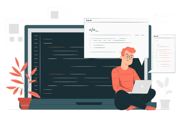 Frontend Developer Illustration